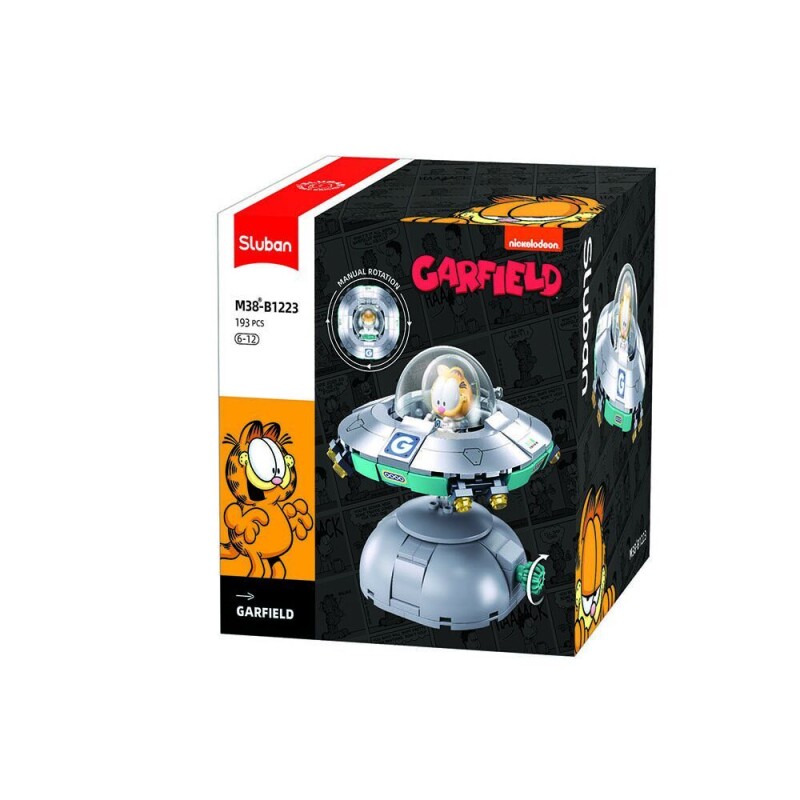 Sluban Builder Garfield na cestě do vesmíru